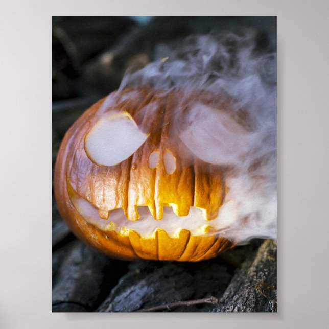 Spooky Jack-o-Laterne Poster (Vorne)