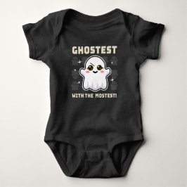 Spooky Kawaii Ghost Halloween Baby. Bodysuit Baby Strampler