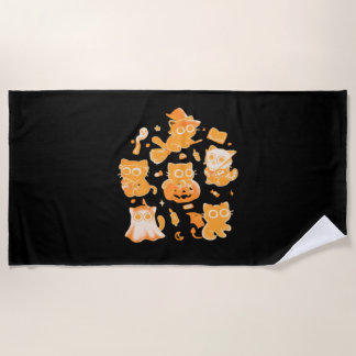 Spooky Kittens Classic T - Shirt Strandtuch