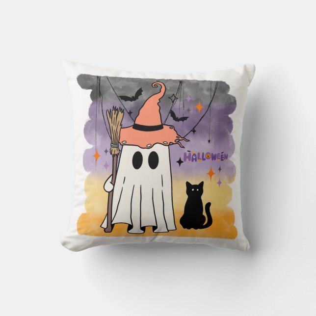 Spooky Kitty Kissen (Vorderseite)