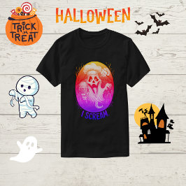 Spooky Koch Ghost Ice Rahm Halloween Funny Men's T-Shirt