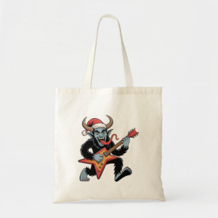 Spooky Krampus Gitarre Electric Rock Weihnachten Tragetasche