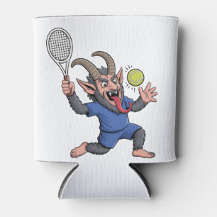Spooky Krampus Tennis Weihnachten Dosenkühler