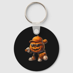 Spooky Kürbislaterne Baseball Halloween Kostüme Schlüsselanhänger