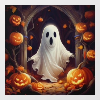Spooky Lächeln Fensteraufkleber