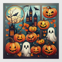 Spooky Lächeln Klammern Fensteraufkleber