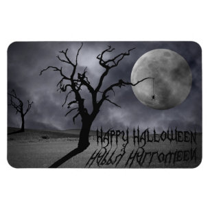 Spooky Landschaft Halloween Magnet