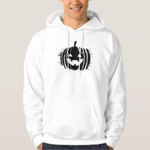 Spooky Laughing Pumpkin Head Halloween Hoodie