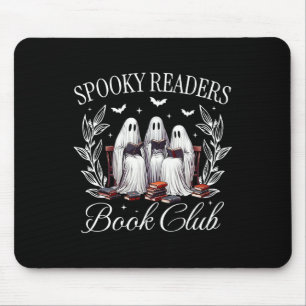 Spooky Leser Buch Club Funny Ghost Lehrer glücklic Mousepad
