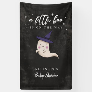 Spooky Little Boo Girl Babydusche Banner