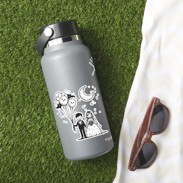 Spooky Little Couple Aufkleber (HydroFlask Insitu)