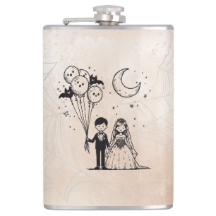 Spooky Little Couple Flachmann