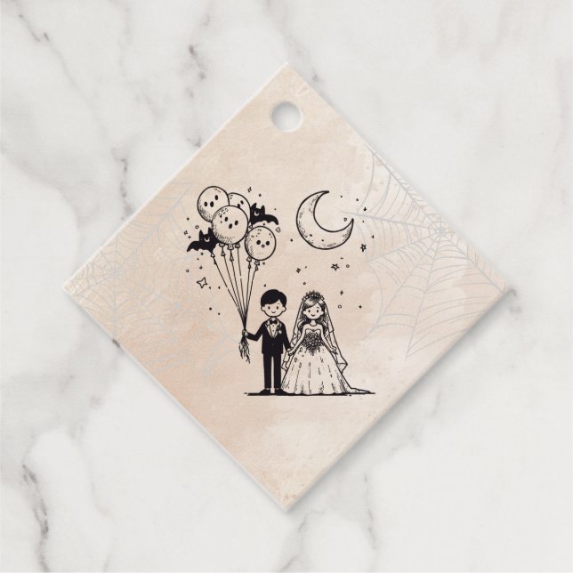Spooky Little Couple Geschenkanhänger (Vorderseite)