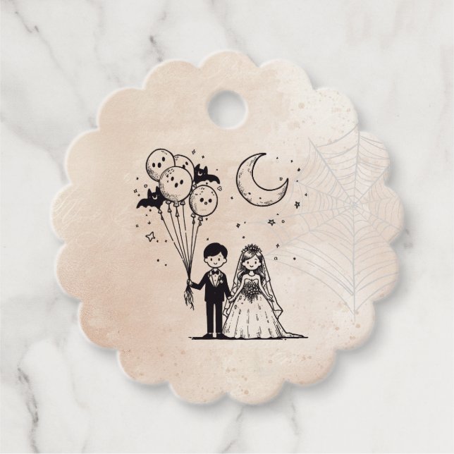 Spooky Little Couple Geschenkanhänger (Vorderseite)