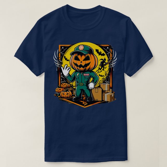 Spooky Logistics Manager Funny Halloween Hexe 2 T-Shirt (Design vorne)