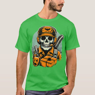 Spooky Logistics Manager Funny Halloween Hexe T-Shirt