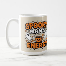 Spooky mama energy cute Halloween ghost Kaffeetasse