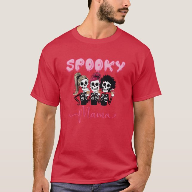 Spooky Mama Halloween Mommy and Me frid T-Shirt (Vorderseite)