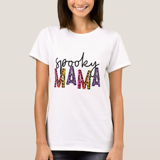 Spooky Mama - Halloween T-Shirt (Vorderseite)