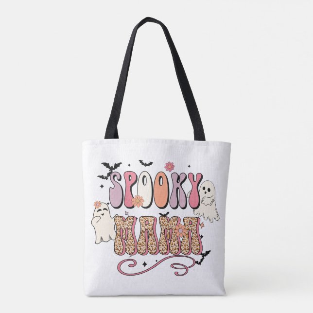 Spooky Mama Halloween Tote Bag (Rückseite)