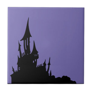 Spooky Mansion Halloween Keramik Tile Fliese