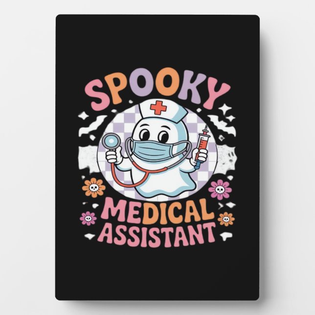 Spooky Medical Assistant Cute Halloween Essential  Fotoplatte (Vorderseite)