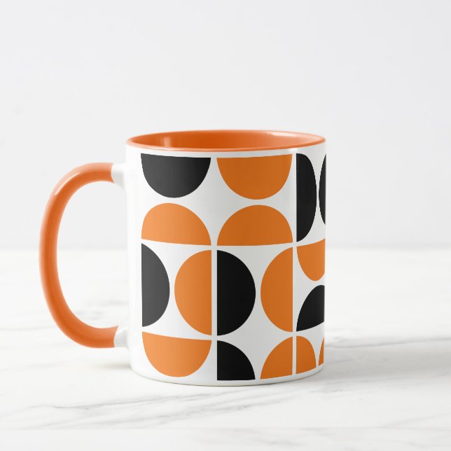 Spooky Mid Century Holiday Tiles Tasse (Links)
