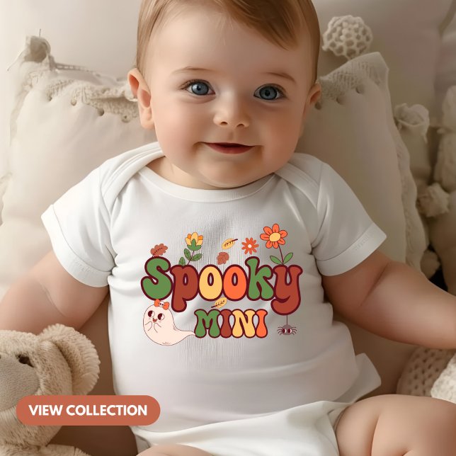 Spooky Mini Halloween Mommy and Me Matching Baby Strampler (Von Creator hochgeladen)