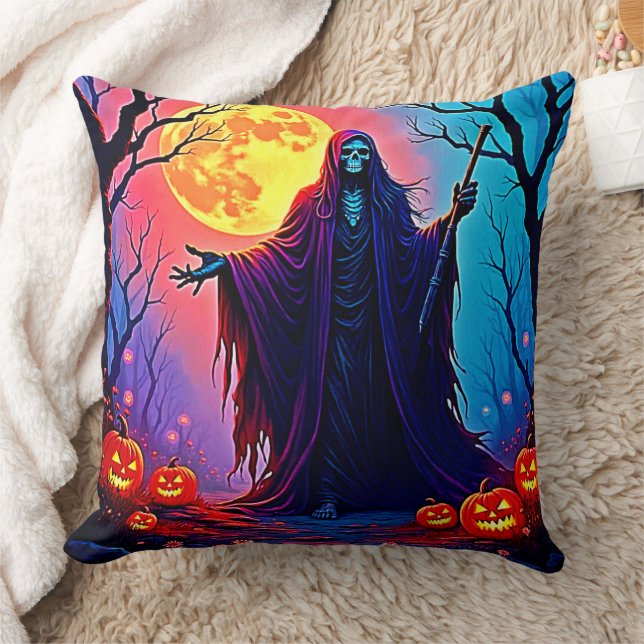 Spooky Moon Death's Call Design Kissen (Decke)