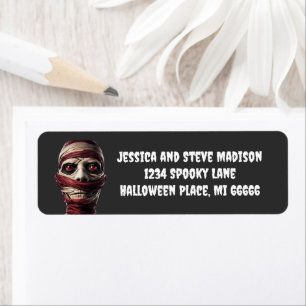 Spooky Mummy Halloween Ghoul Zombie Rücksendeadres