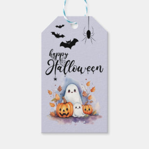 Spooky Niedlich anpassbare Halloween-Geschenkmarke Geschenkanhänger