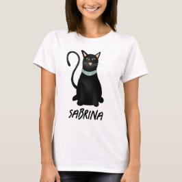 Spooky Niedlich Black Cat Halloween T-Shirt