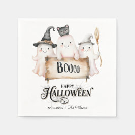 Spooky Niedlich Erster Geburtstag Halloween-Party  Serviette