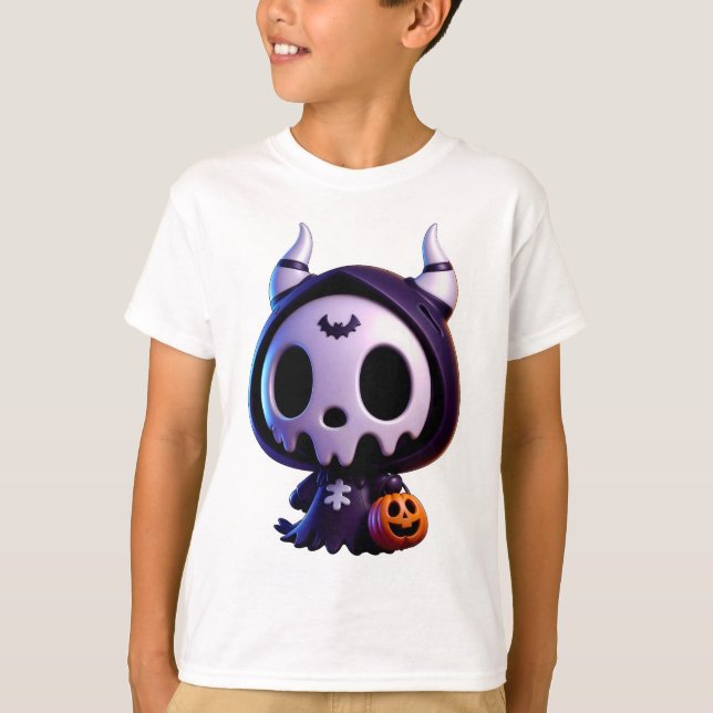"Spooky Niedlich Figure" T-Shirt (Vorderseite)