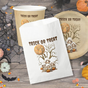 Spooky Niedlich Ghost Family Trick oder Behandlung Geschenktütchen
