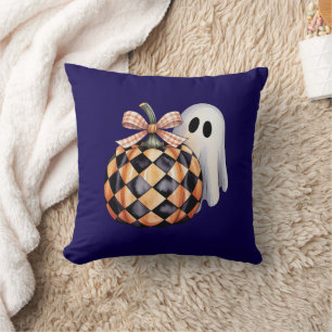 Spooky Niedlich Ghost Flüchtige Blick Halloween T Kissen