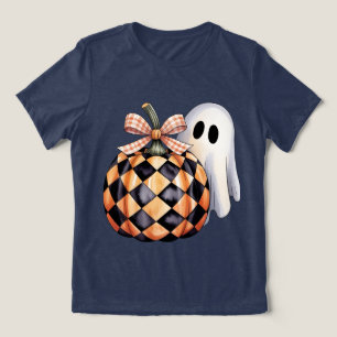 Spooky Niedlich Ghost Flüchtige Blick Halloween T Tri-Blend Shirt