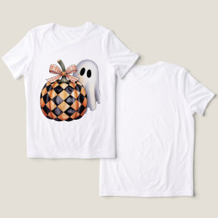 Spooky Niedlich Ghost Flüchtige Blick Halloween T Tri-Blend Shirt