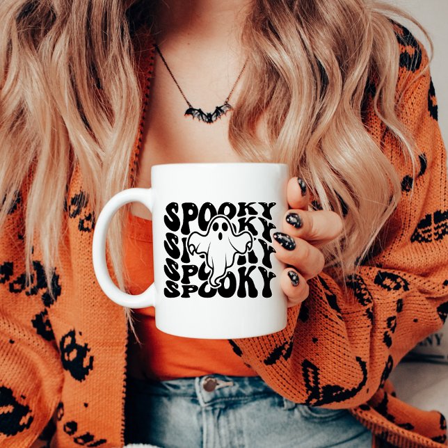 Spooky Niedlich Ghost Halloween Kaffeetasse (Von Creator hochgeladen)