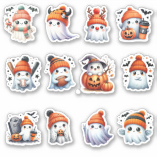 Spooky Niedlich Ghost Sticker Collection