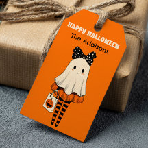 Spooky Niedlich Ghost Trick oder Treat Happy Hallo