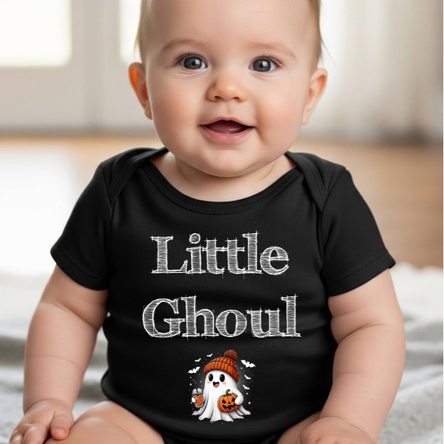 Spooky Niedlich Ghost und Pumpkin Halloween Baby Strampler (Von Creator hochgeladen)