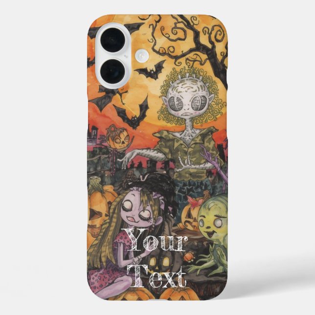 Spooky Niedlich Halloween iPhone 16 Plus Fall. Case-Mate iPhone Hülle (Rückseite)
