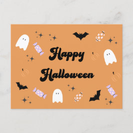 Spooky Niedlich Happy Halloween Postkarte