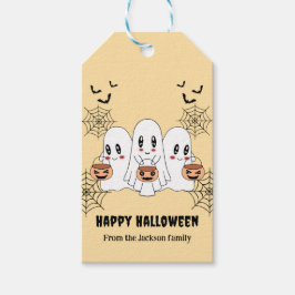 Spooky Niedlich Kawaii Cartoon Ghost Halloween-Par Geschenkanhänger