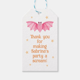 Spooky Niedlich Pastel Bat Halloween Geschenkanhänger