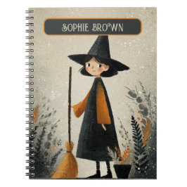 Spooky Niedlich Wittenname Halloween Notizblock