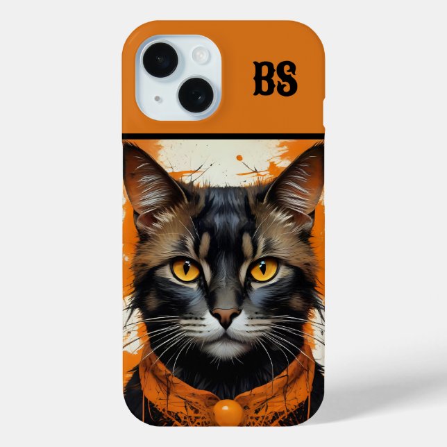 Spooky niedliche Halloween-Katze in Verkleidung Case-Mate iPhone Hülle (Rückseite)