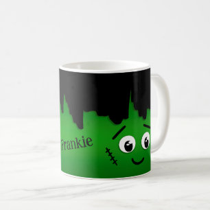 Spooky Niedliche Personalisierte Halloween Franken Kaffeetasse