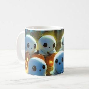 Spooky Night Friedhof Niedlich Halloween Ghost Kaffeetasse